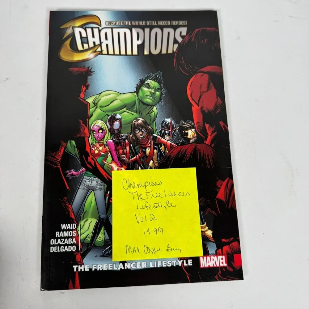 Marvel Comics Champions The Freelancer Lifestyle‎ TPB 2017 First Printing